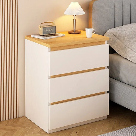Bedside table Bedroom Home Modern simple bedroom Simple heightening Bedside small cabinet Storage drawer cabinet - Smoothy Home