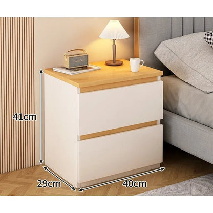Bedside table Bedroom Home Modern simple bedroom Simple heightening Bedside small cabinet Storage drawer cabinet - Smoothy Home