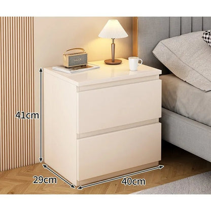 Bedside table Bedroom Home Modern simple bedroom Simple heightening Bedside small cabinet Storage drawer cabinet - Smoothy Home