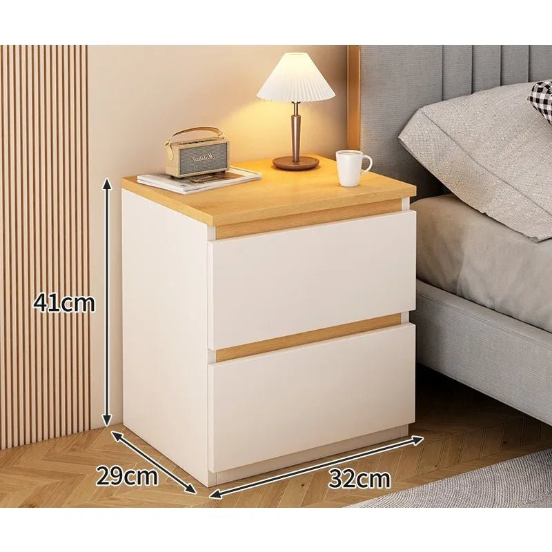 Bedside table Bedroom Home Modern simple bedroom Simple heightening Bedside small cabinet Storage drawer cabinet - Smoothy Home