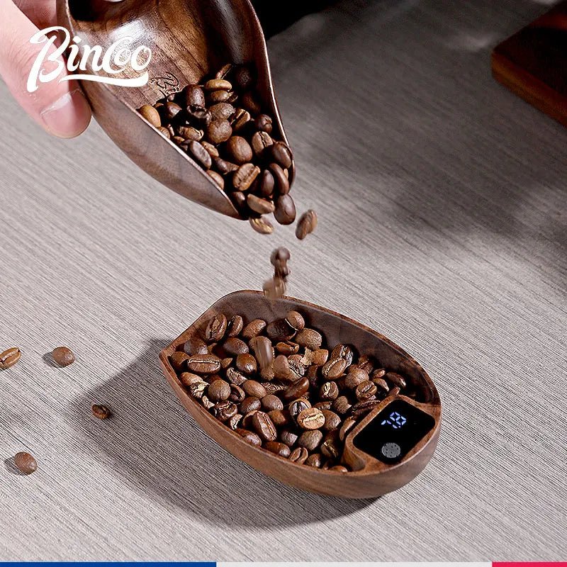 Bincoo Intelligent Electronic Scale Kitchen Scale Professional Coffee Scale Portable Bean Tray Precise 0.1g Weight Rechargeable - Smoothy Home