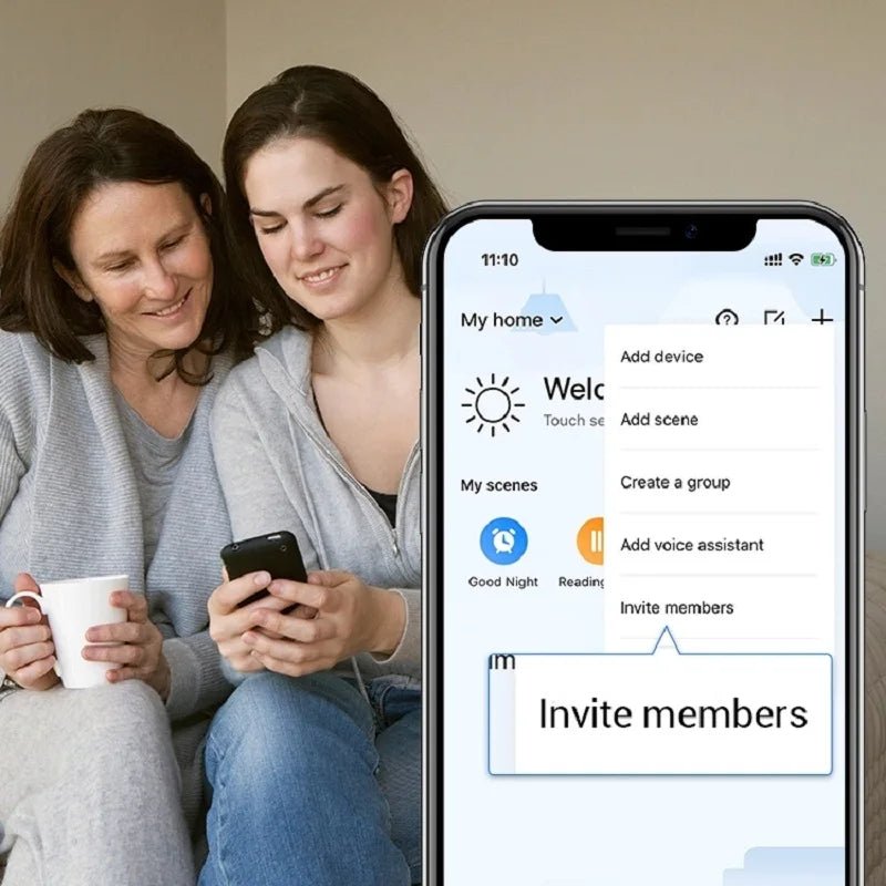 BroadLink RM4 Pro + HTS2 RF/IR Temp and Humidity Sensor Version Wireless Universal Remote Hub with Smart Home Solution - Smoothy Home