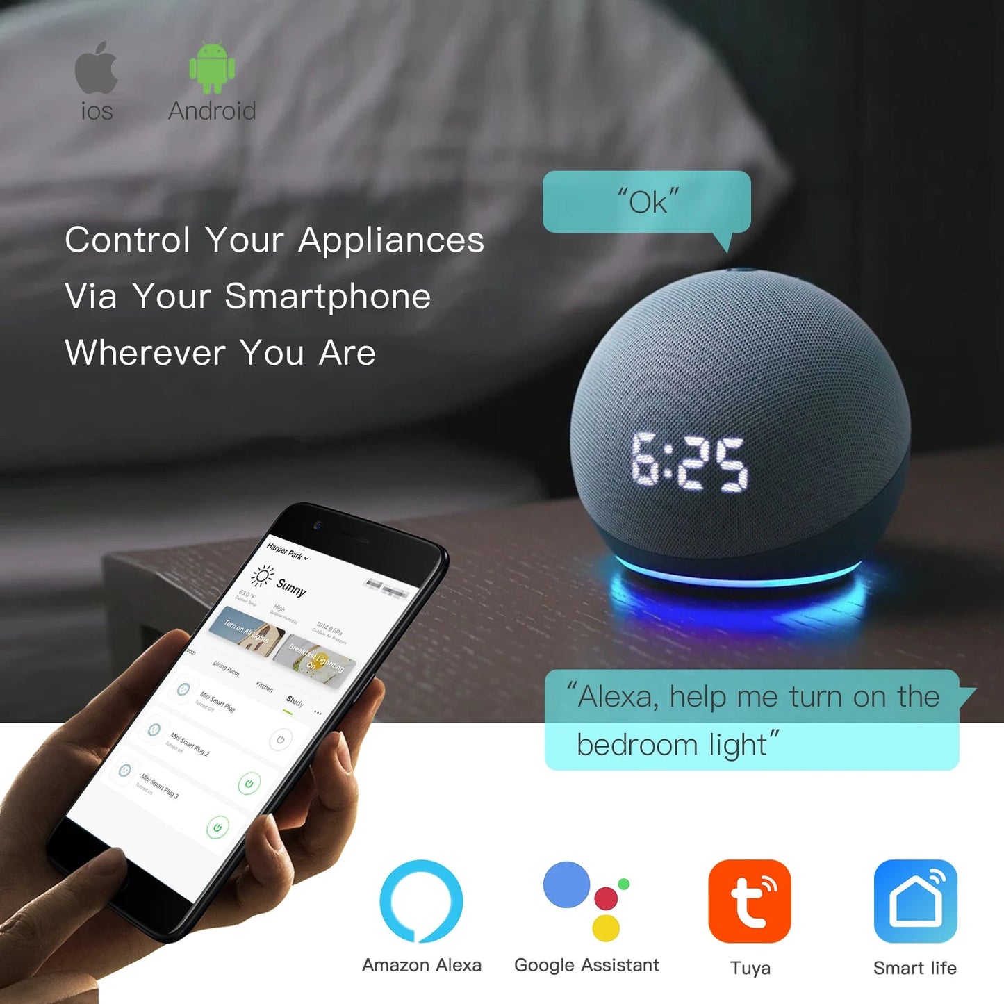 BSEED Tuya Smart Zigbee Touch Switch Wall Light Switch Function Key Support Google Home Alexa Voice Control Neutral Required - Smoothy Home