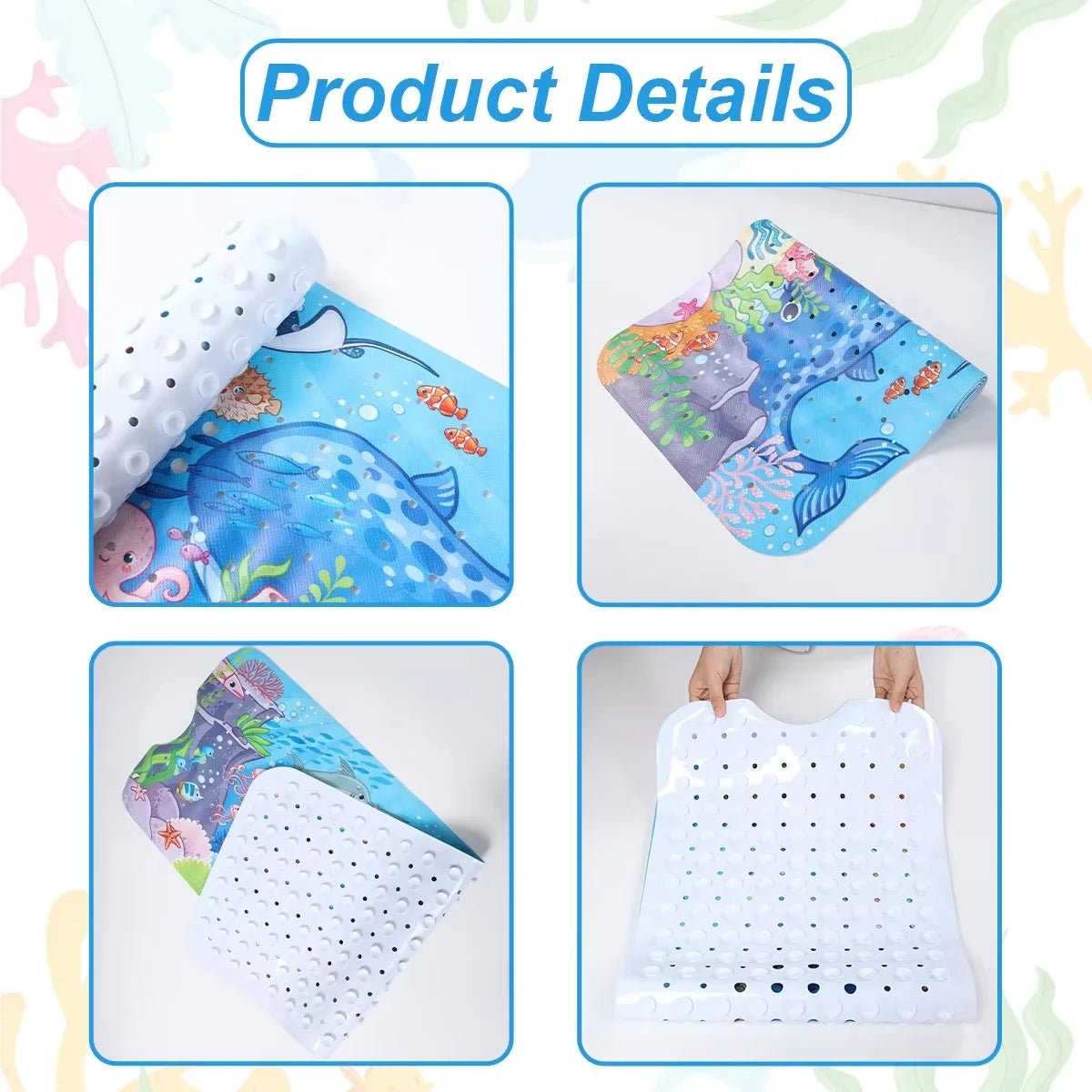 Cartoon Baby Bath Mat - Smoothy Home