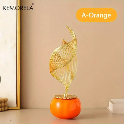 Ceramic Statue Nordic Creative Light Luxury Living Room Decoration Sculptures and Figurines Office Desk Accessories Room Decor - Smoothy Home