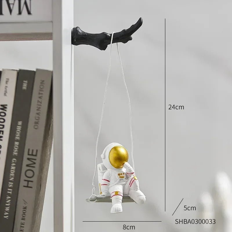 Classical Astronaut Statue Wall Decor Hang on the Wall Decor Refrigerator Bedroom Home Living Room Aesthetic Room Decor - Smoothy Home