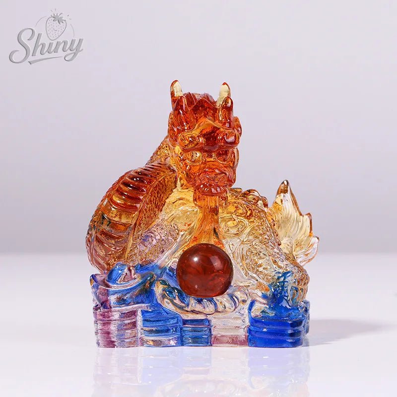 Colored Glaze Ancient Method of Dewaxing Firing Crafts Chinese Zodiac Birthday Gift Business Gifts Home Furnishings - Smoothy Home