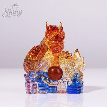 Colored Glaze Ancient Method of Dewaxing Firing Crafts Chinese Zodiac Birthday Gift Business Gifts Home Furnishings - Smoothy Home