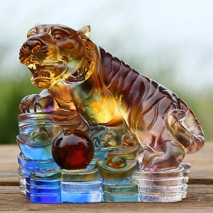 Colored Glaze Ancient Method of Dewaxing Firing Crafts Chinese Zodiac Birthday Gift Business Gifts Home Furnishings - Smoothy Home