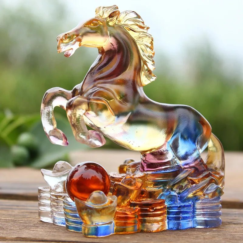 Colored Glaze Ancient Method of Dewaxing Firing Crafts Chinese Zodiac Birthday Gift Business Gifts Home Furnishings - Smoothy Home