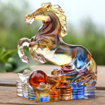 Colored Glaze Ancient Method of Dewaxing Firing Crafts Chinese Zodiac Birthday Gift Business Gifts Home Furnishings - Smoothy Home