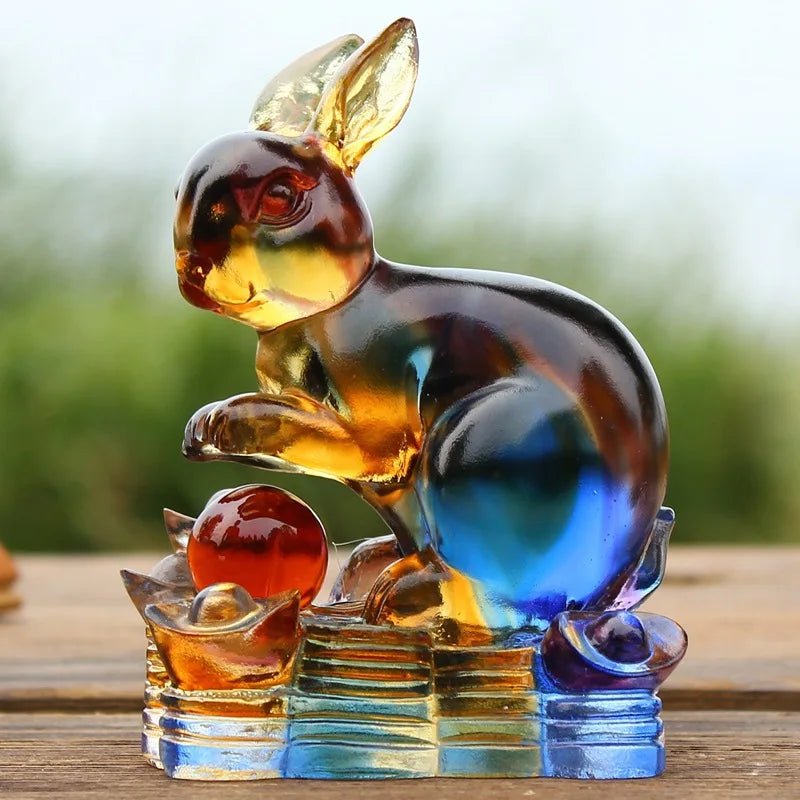 Colored Glaze Ancient Method of Dewaxing Firing Crafts Chinese Zodiac Birthday Gift Business Gifts Home Furnishings - Smoothy Home