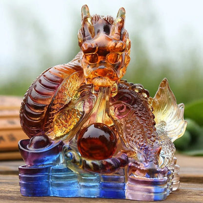 Colored Glaze Ancient Method of Dewaxing Firing Crafts Chinese Zodiac Birthday Gift Business Gifts Home Furnishings - Smoothy Home