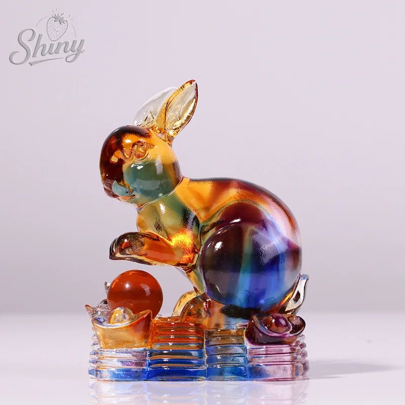 Colored Glaze Ancient Method of Dewaxing Firing Crafts Chinese Zodiac Birthday Gift Business Gifts Home Furnishings - Smoothy Home