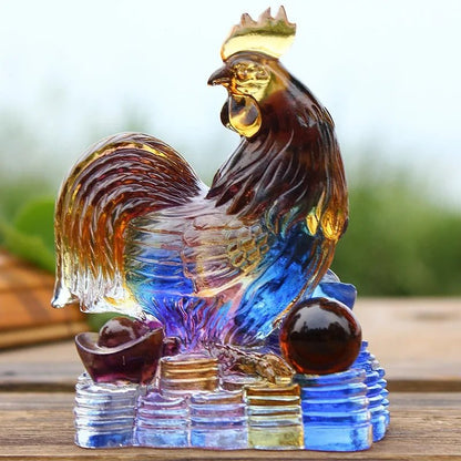 Colored Glaze Ancient Method of Dewaxing Firing Crafts Chinese Zodiac Birthday Gift Business Gifts Home Furnishings - Smoothy Home