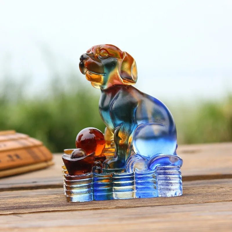 Colored Glaze Ancient Method of Dewaxing Firing Crafts Chinese Zodiac Birthday Gift Business Gifts Home Furnishings - Smoothy Home