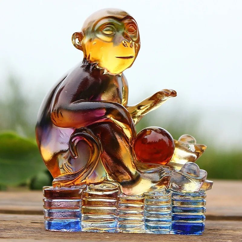 Colored Glaze Ancient Method of Dewaxing Firing Crafts Chinese Zodiac Birthday Gift Business Gifts Home Furnishings - Smoothy Home
