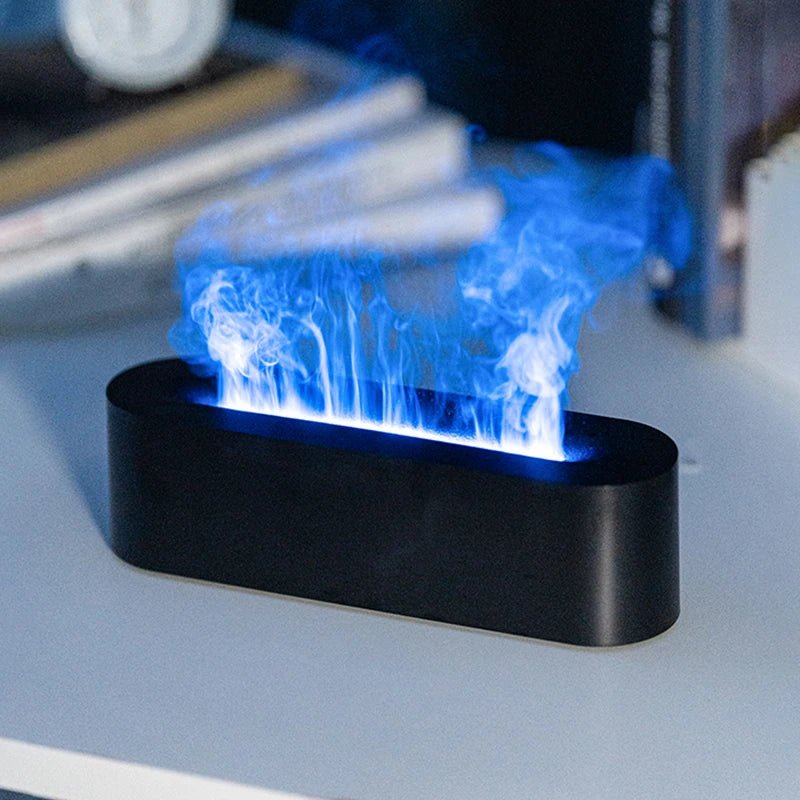 Colorful Flame Effect Aroma Diffuser - Smoothy Home