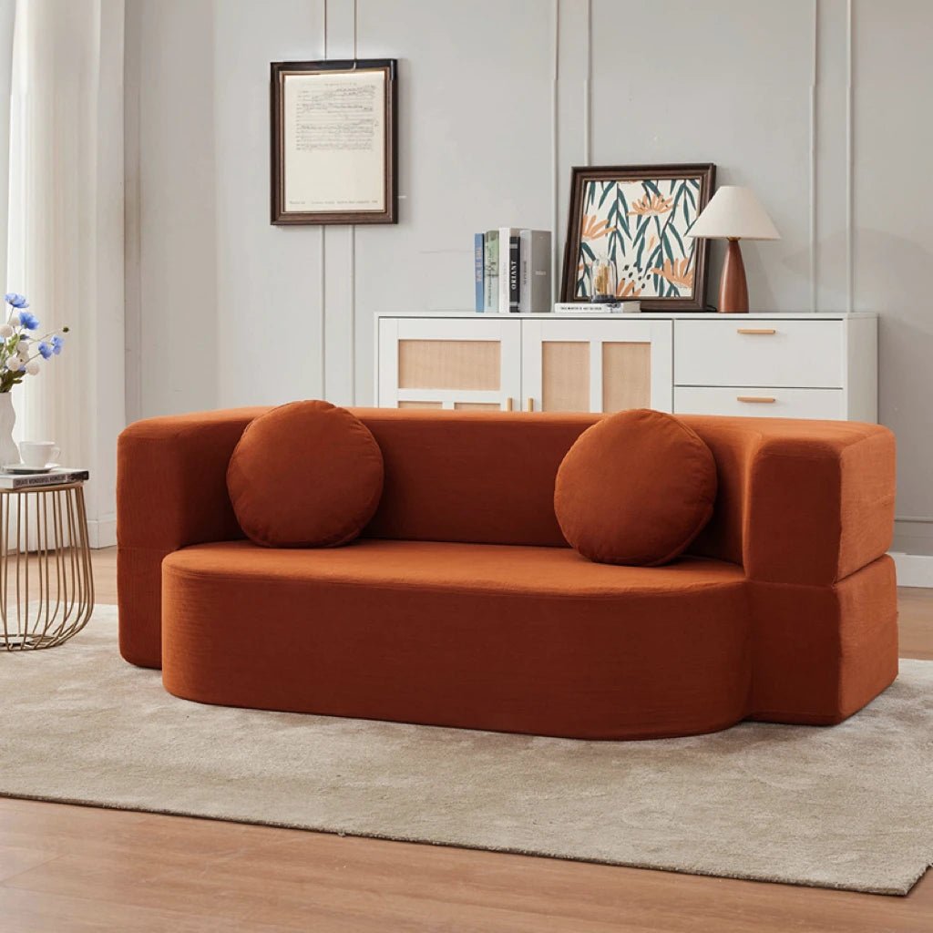 Creative Simple Sofas Living Room Italian Minimalist Space Saving Vintage Recliner Sofa Elegant Luxury Divano Letto Furniture - Smoothy Home