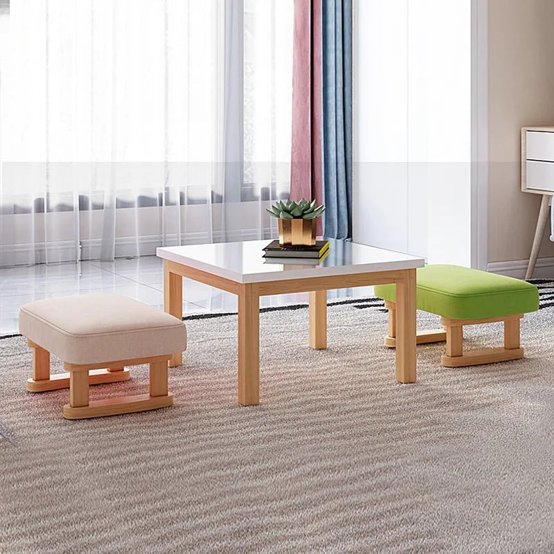 Creative Small Wood Chair Household Shoe Changing Stool Ins Sofa Living Room Foot Rest Stool Tea Table Children Bathroom Footsto - Smoothy Home