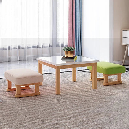Creative Small Wood Chair Household Shoe Changing Stool Ins Sofa Living Room Foot Rest Stool Tea Table Children Bathroom Footsto - Smoothy Home