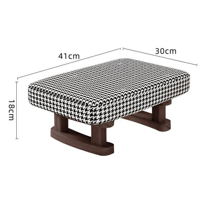 Creative Small Wood Chair Household Shoe Changing Stool Ins Sofa Living Room Foot Rest Stool Tea Table Children Bathroom Footsto - Smoothy Home