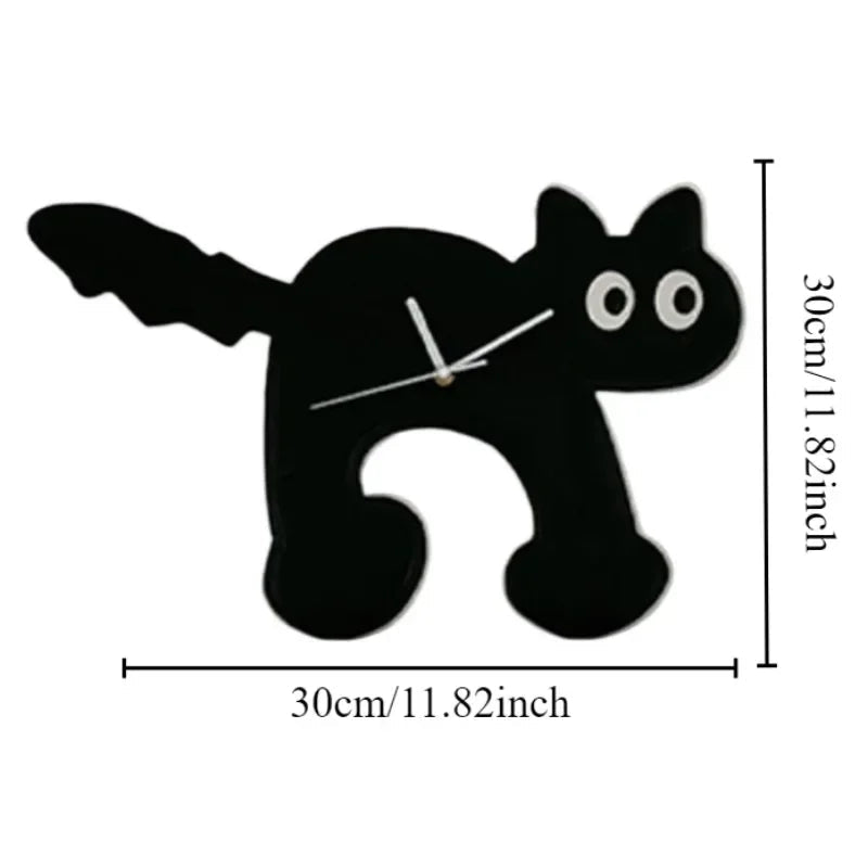 Creative Wall Clock Cat Dog Watches Acrylic Bedroom Silent Clocks Art Interior Living Room Modern Cute Home Decoration Gifts - Smoothy Home