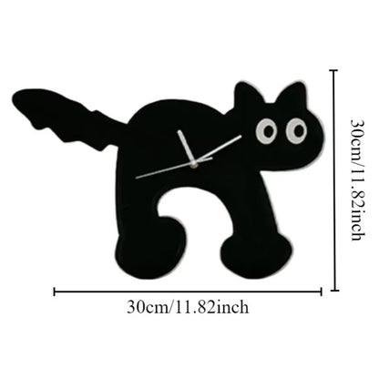 Creative Wall Clock Cat Dog Watches Acrylic Bedroom Silent Clocks Art Interior Living Room Modern Cute Home Decoration Gifts - Smoothy Home
