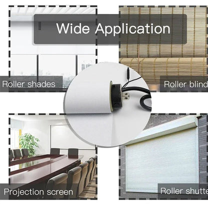 Customized 35mm Tubular Motor Roller Blinds Shutter Curtain Motor Electirc Smart Wifi Curtain Motorized Tuya Smart Home Alexa - Smoothy Home