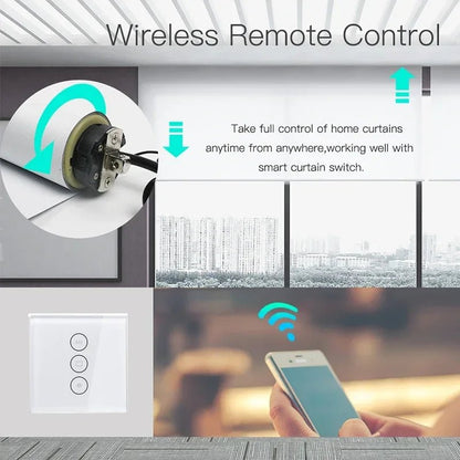 Customized 35mm Tubular Motor Roller Blinds Shutter Curtain Motor Electirc Smart Wifi Curtain Motorized Tuya Smart Home Alexa - Smoothy Home