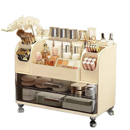 Desktop cosmetics storage box, makeup box, high-end dressing table, skincare product sorting box, dressing table storage rack - Smoothy Home