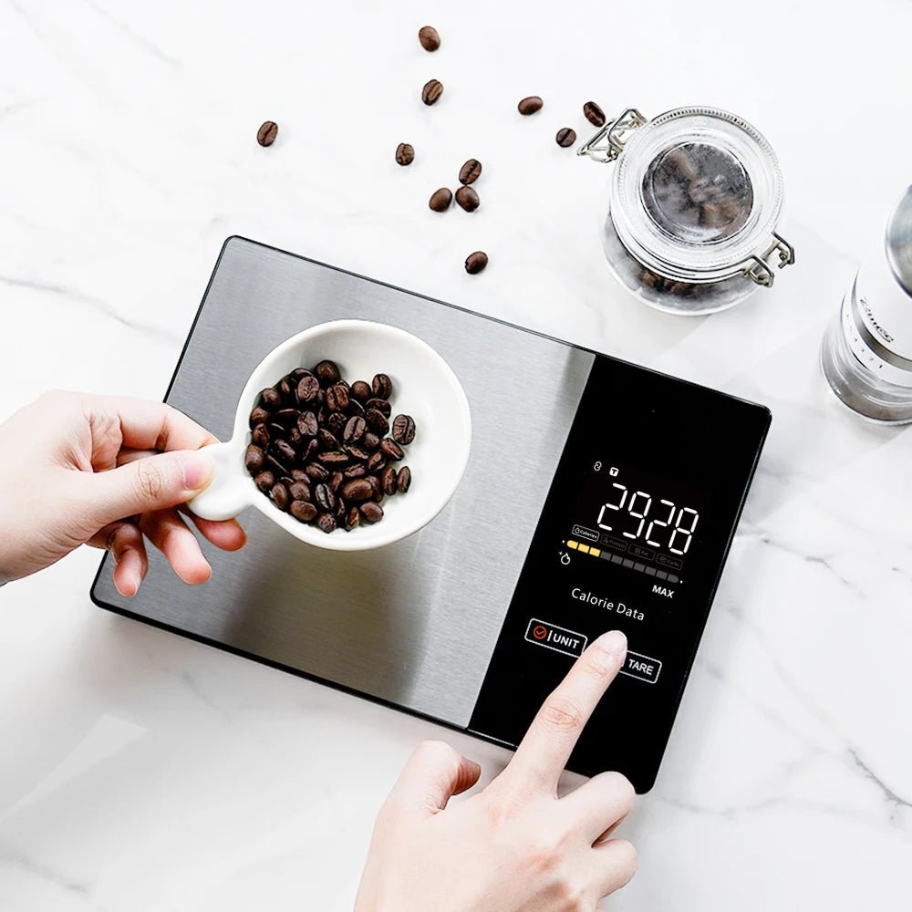 Digital Kitchen Scale 5kg Smart Food Scale Calories Calculator Nutrition Stainless Steel Kitchen Scale Smart Scale Kitchen Tool - Smoothy Home
