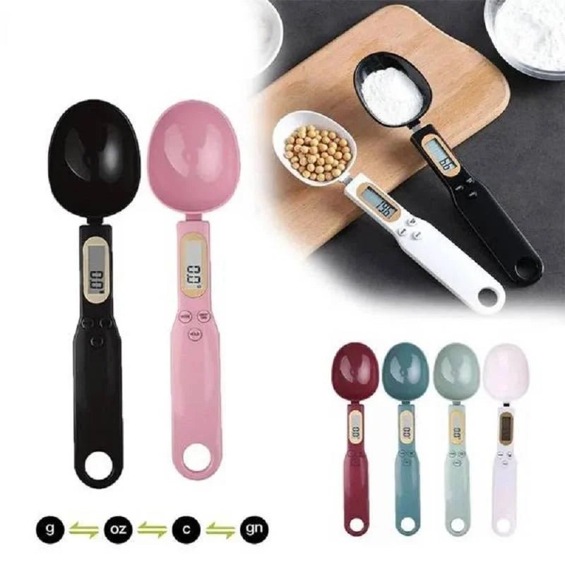 Digital Measuring Spoon 500g 0.5g LCD Electronic Kitchen Scale Food Spoon Scale Mini Kitchen Tool For Milk Coffee Sugar Scale - Smoothy Home