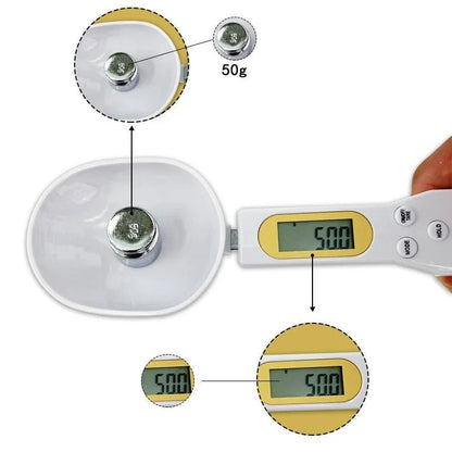 Digital Measuring Spoon 500g 0.5g LCD Electronic Kitchen Scale Food Spoon Scale Mini Kitchen Tool For Milk Coffee Sugar Scale - Smoothy Home