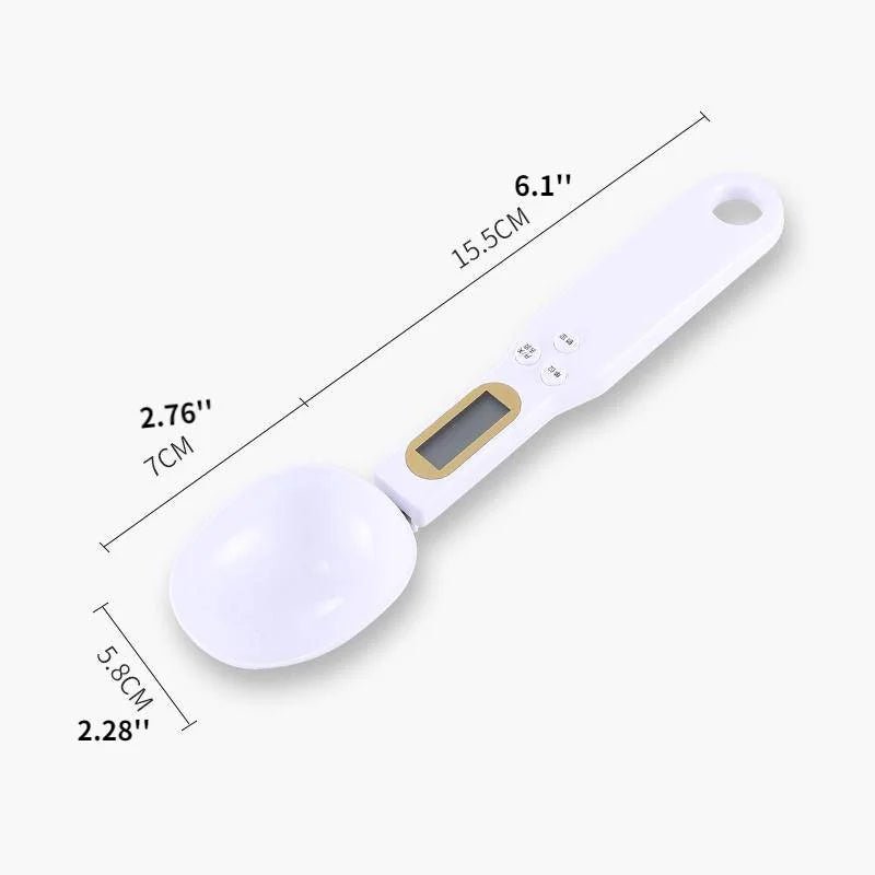 Digital Measuring Spoon 500g 0.5g LCD Electronic Kitchen Scale Food Spoon Scale Mini Kitchen Tool For Milk Coffee Sugar Scale - Smoothy Home