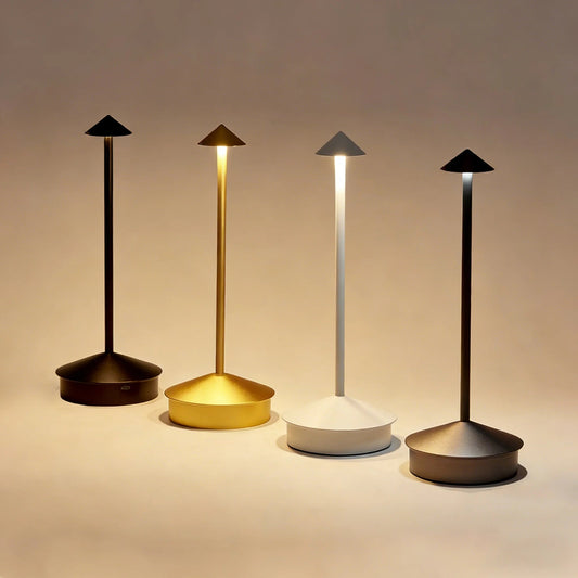Dimmable Table Lamp Creative Dining Touch Led Bar Coffee Pina Table Lamp Lampada Da Tavolo Decor Type-C Desk Lamp Rechargeable - Smoothy Home