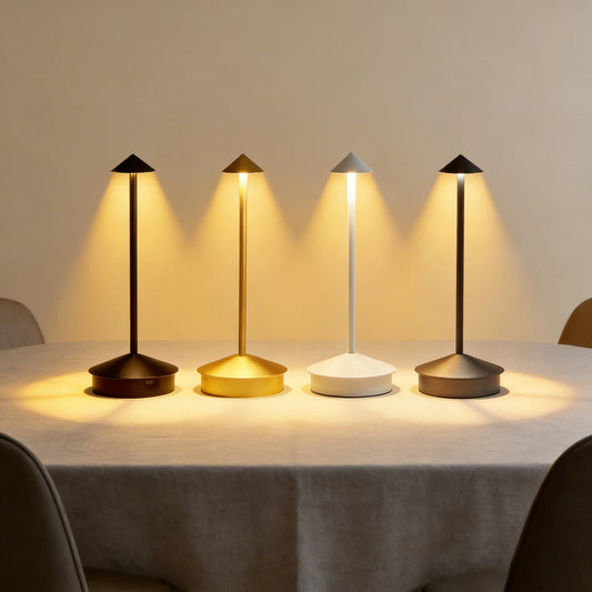 Dimmable Table Lamp Creative Dining Touch Led Bar Coffee Pina Table Lamp Lampada Da Tavolo Decor Type-C Desk Lamp Rechargeable - Smoothy Home