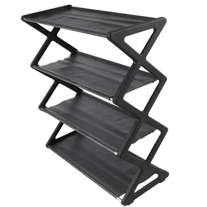 Dorm Room Storage Entryway Organization Ladder Shoe Rack Shoe Organizer X-shaped Shoe Organizer Organized Footwear Storage - Smoothy Home