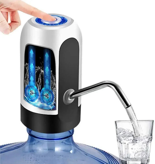 Drinking fountain Electric Portable Water Pump Dispenser USB Charging Automatic Drinking Bottle Switch Silent Touch 19 liters - Smoothy Home