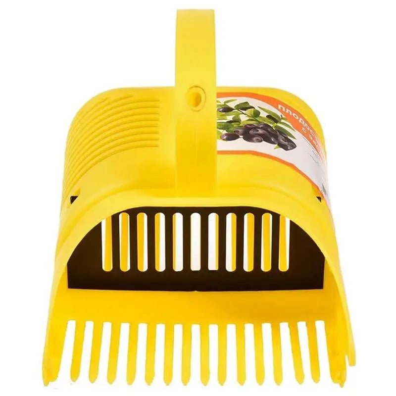 Easy-Grip Blueberry Picker Tool With Comb Teeth Portable Lightweight Handle Large Capacity Fruit Harvest Season Garden Tool - Smoothy Home