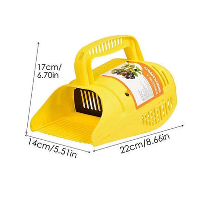Easy-Grip Blueberry Picker Tool With Comb Teeth Portable Lightweight Handle Large Capacity Fruit Harvest Season Garden Tool - Smoothy Home