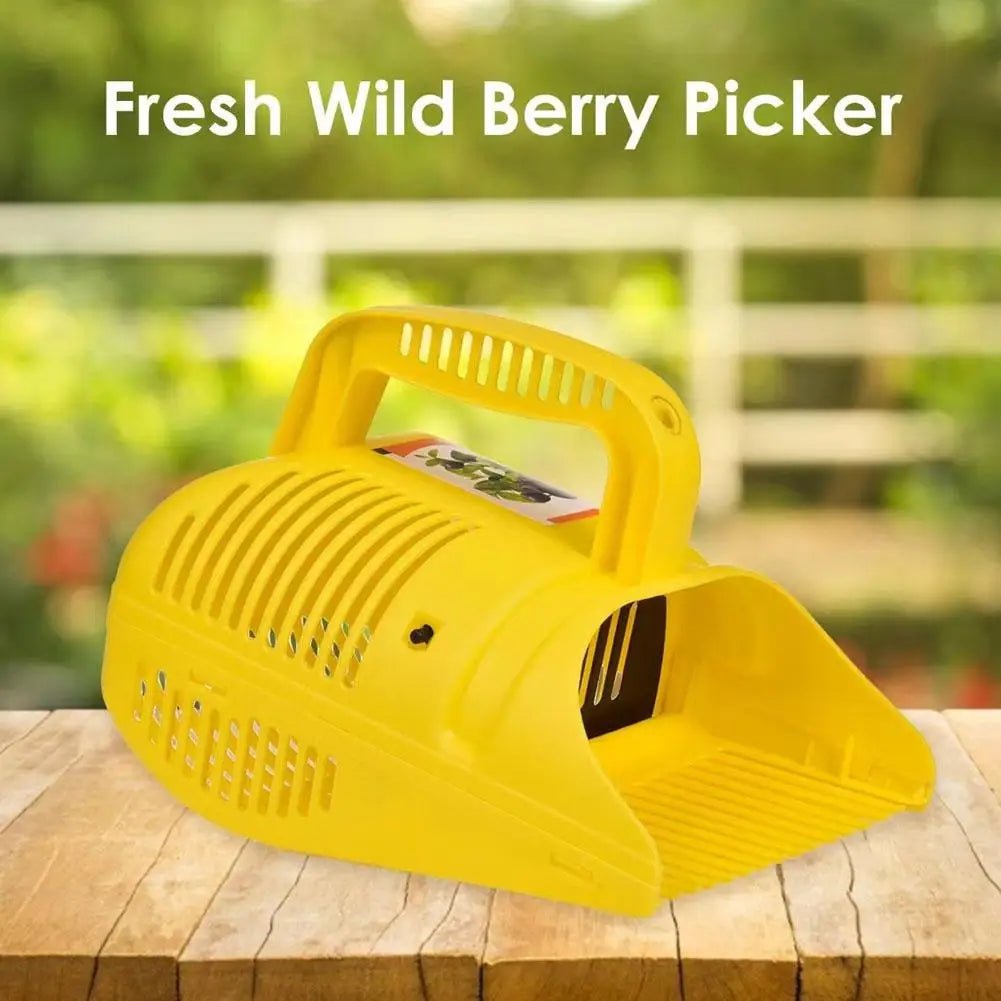 Easy-Grip Blueberry Picker Tool With Comb Teeth Portable Lightweight Handle Large Capacity Fruit Harvest Season Garden Tool - Smoothy Home