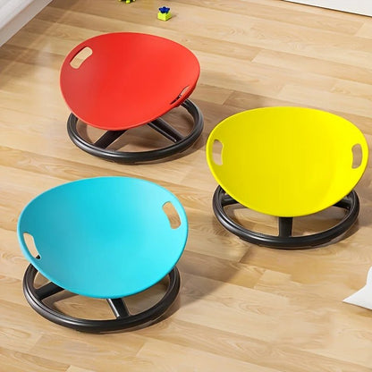 Ergonomic Swivel Sensory Chair - Eggshell Design, Anti-Slip Base & Durable Plastic. Manual Use, No Electricity Needed. - Smoothy Home