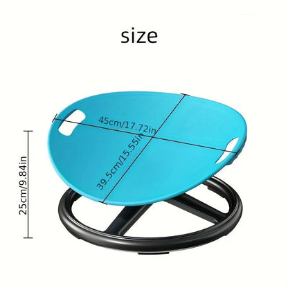 Ergonomic Swivel Sensory Chair - Eggshell Design, Anti-Slip Base & Durable Plastic. Manual Use, No Electricity Needed. - Smoothy Home
