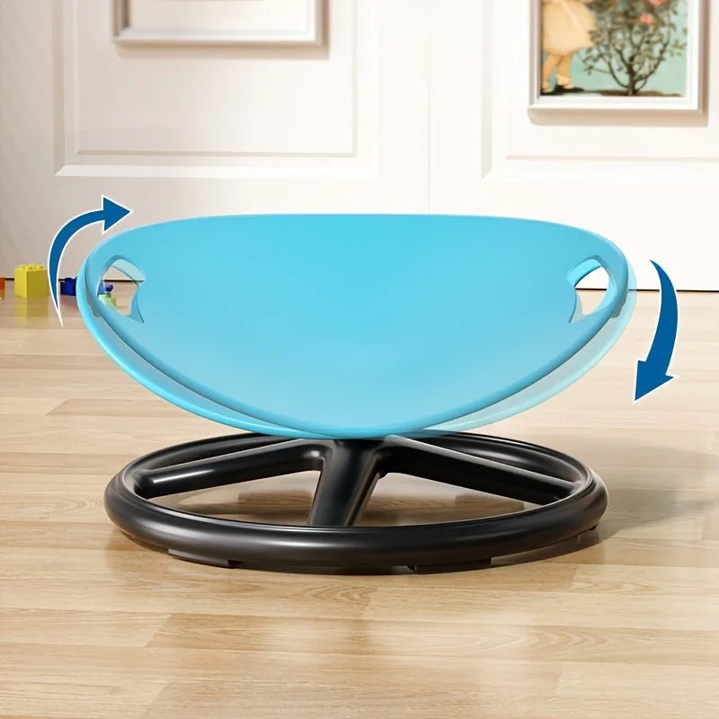 Ergonomic Swivel Sensory Chair - Eggshell Design, Anti-Slip Base & Durable Plastic. Manual Use, No Electricity Needed. - Smoothy Home