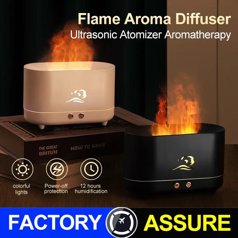 Flame Aroma Humidifier Diffuser - Smoothy Home