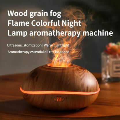 Flame Aroma Oil Humidifier - Smoothy Home