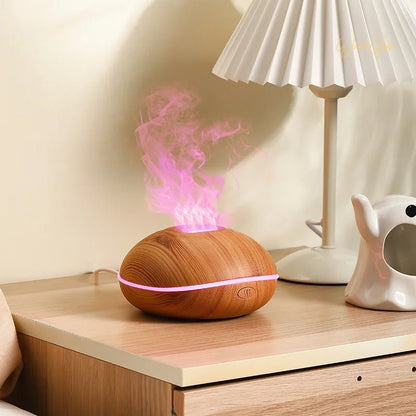 Flame Aroma Oil Humidifier - Smoothy Home
