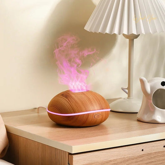 Flame Aroma Oil Humidifier - Smoothy Home