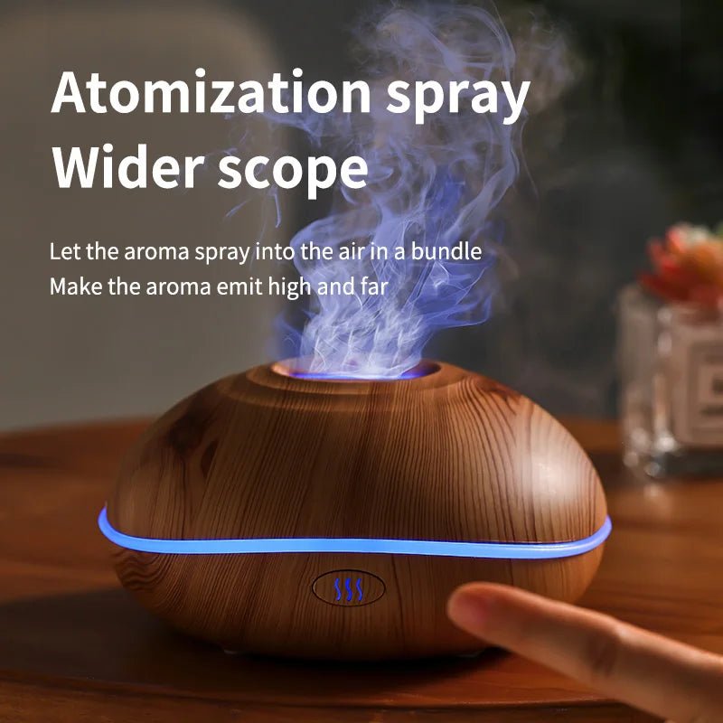 Flame Aroma Oil Humidifier - Smoothy Home